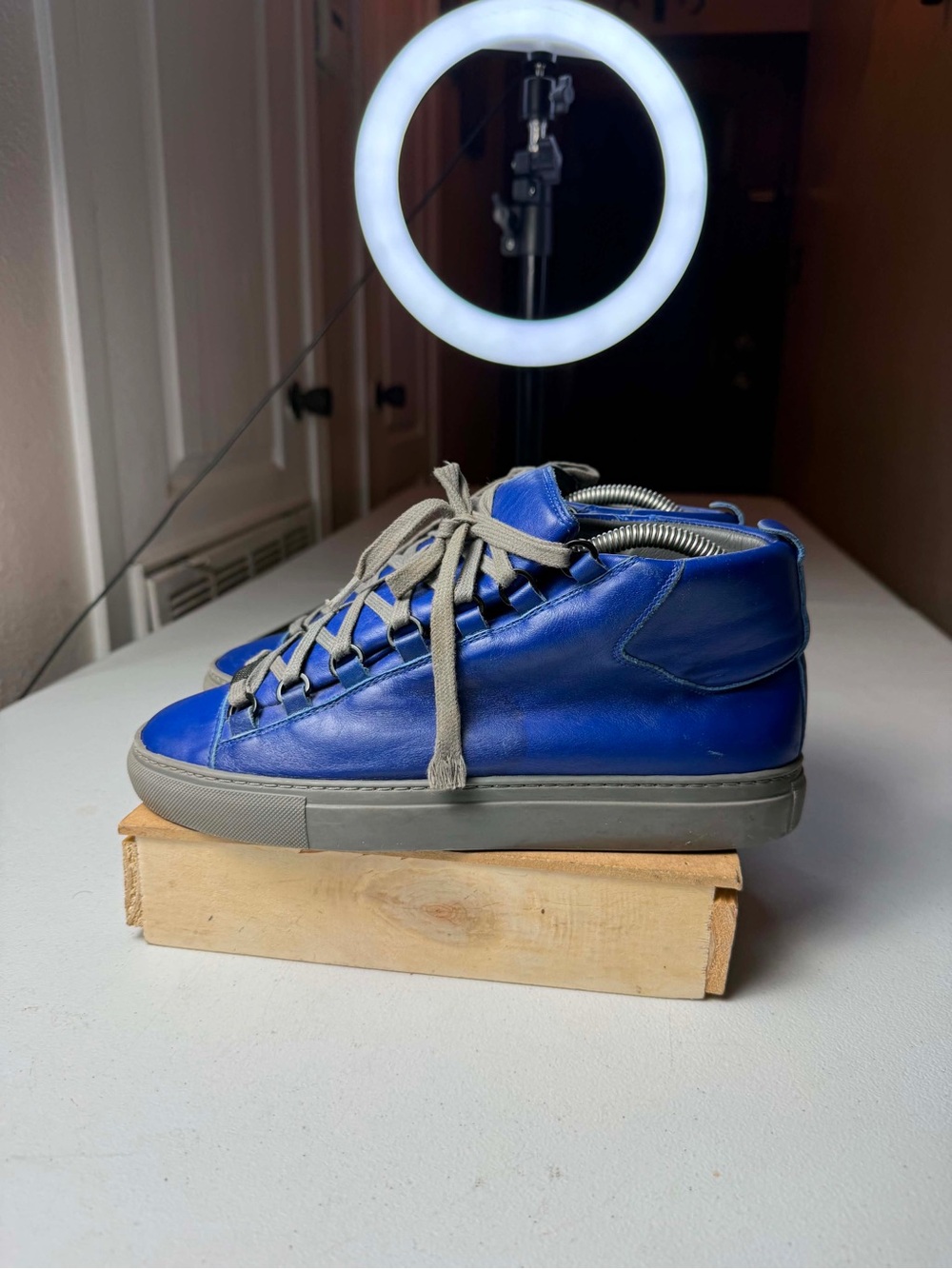 Balenciaga Electric Blue Arena Sneaker women Sz 39 /US 9 - Picture 11 of 12